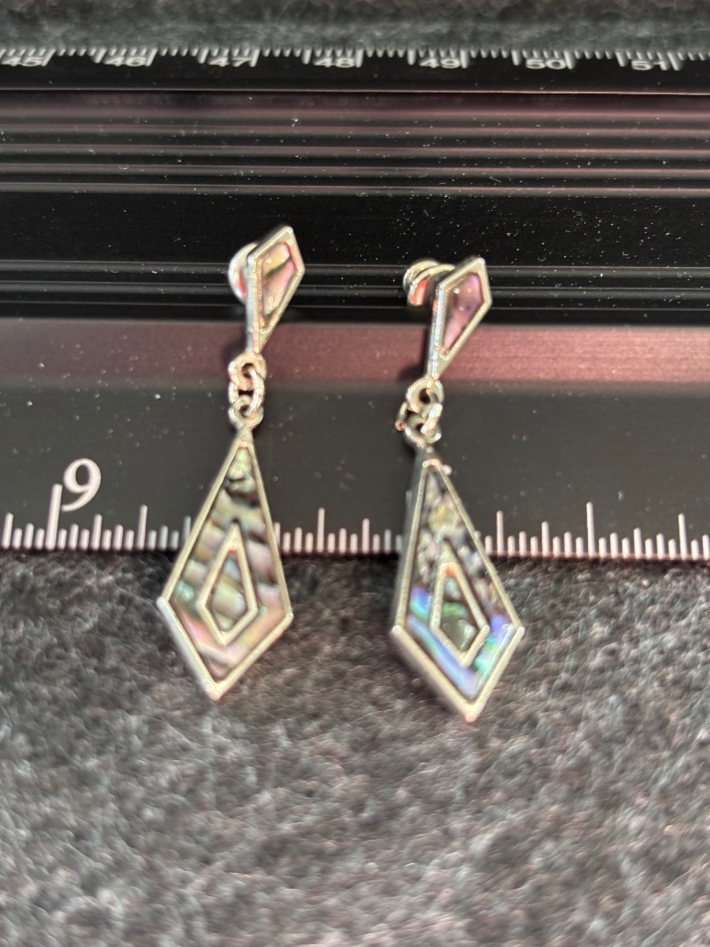 Duri Inlaid Abolone Earrings